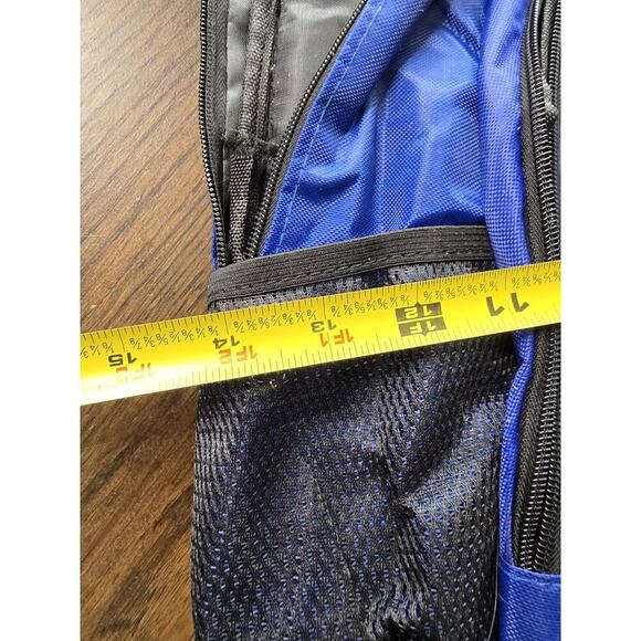 Blue Laptop Backpack with USB Port Lightweight Travel/School Bag - Picture 9 of 16